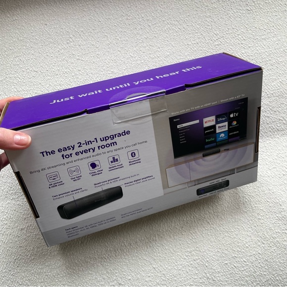 NEW✨Roku Streambar SE Black - Picture 8 of 8